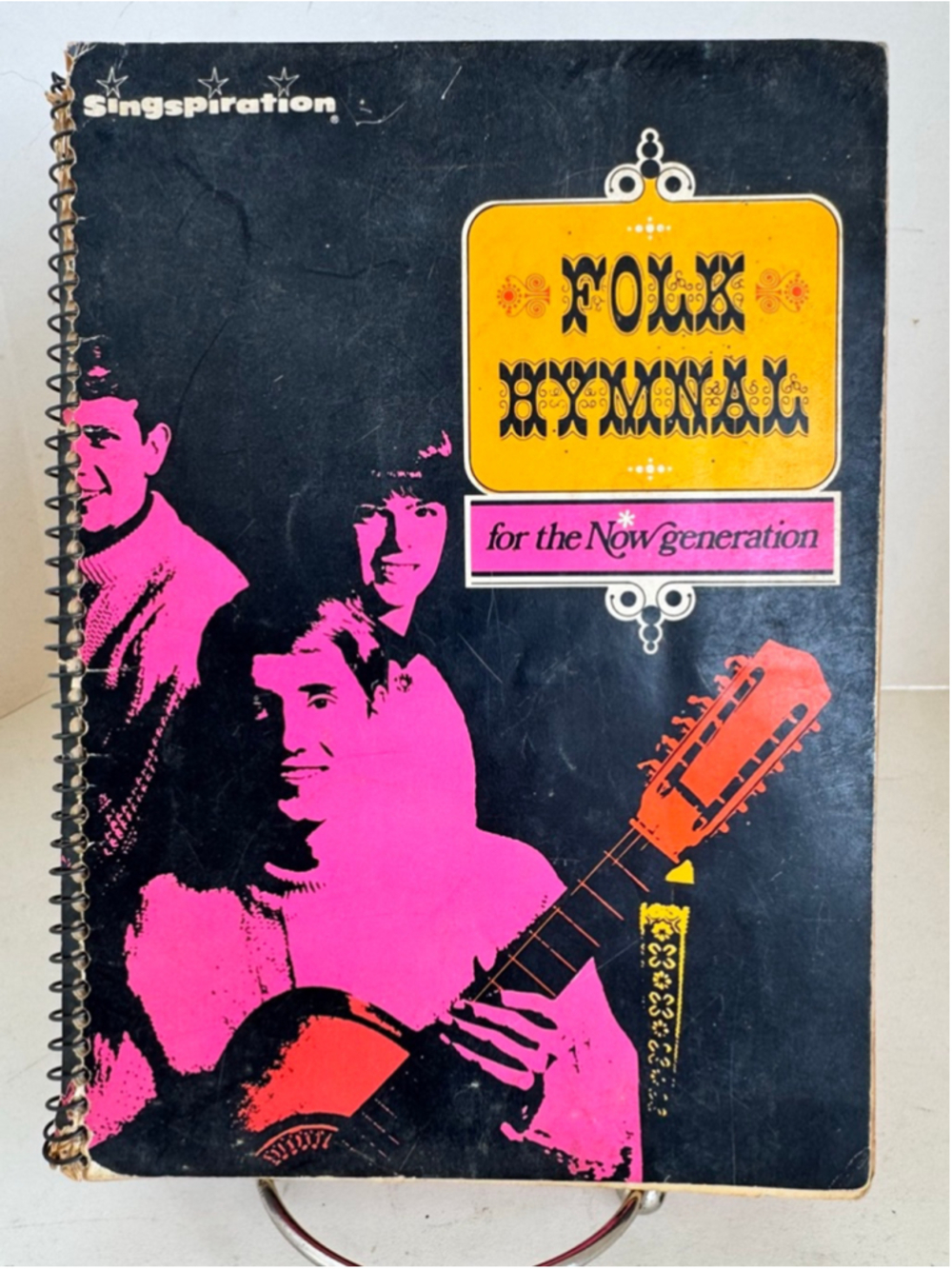 Folk Hymnal for the Now Generation Singspiration 1970 4"x6" Spiral Bound